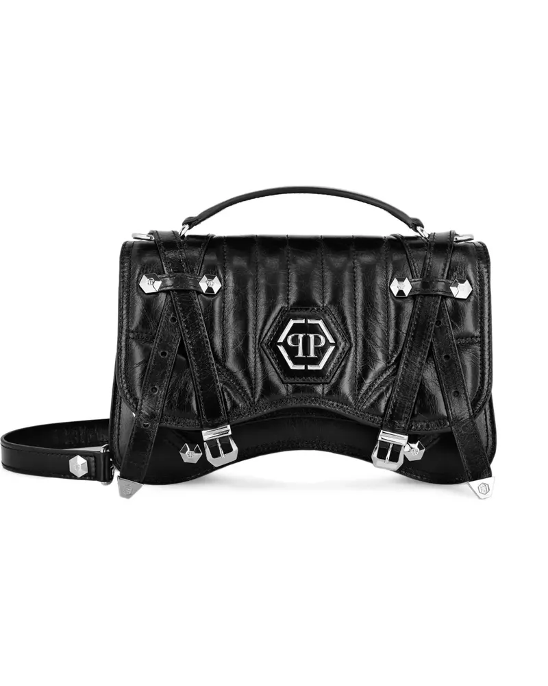 Philipp Plein Mittelgroße Handtasche - Schwarz Schwarz