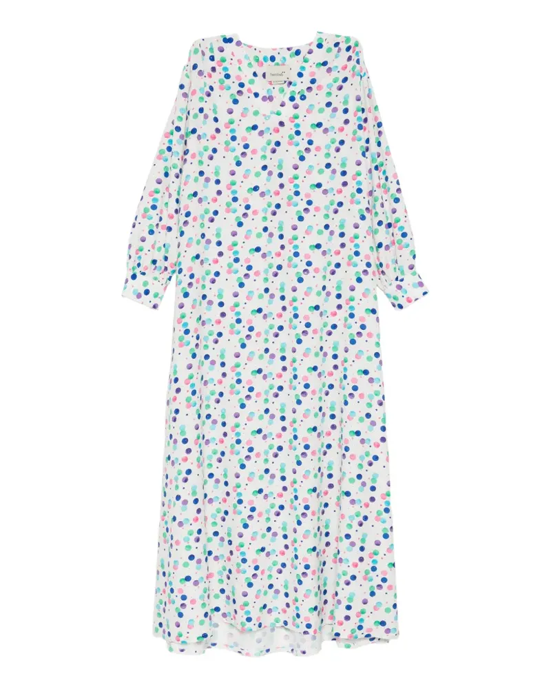 Bambah Ariel Kaftan mit Polka Dots - Blau Blau