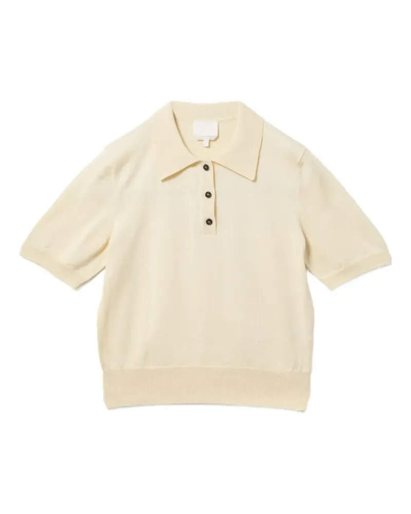 A.P.C. Poloshirt mit Logo-Stickerei - Nude Nude