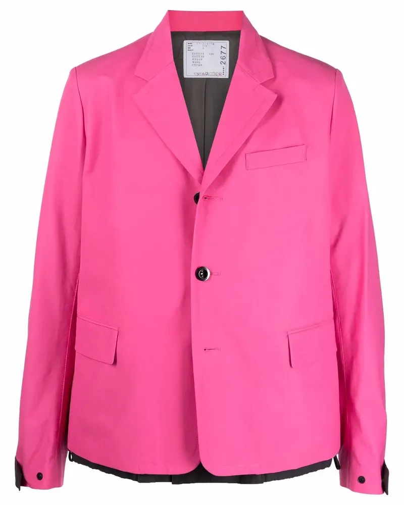Sacai Sakko im Layering-Look - Rosa Rosa