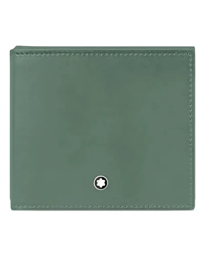 Montblanc leather 4CC card holder - Grün Grün