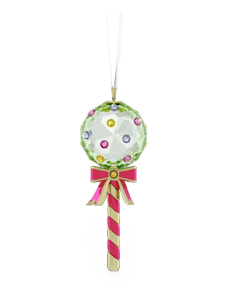 Swarovski Holiday Cheers crystal-embellished lollipop ornament - Grün Grün