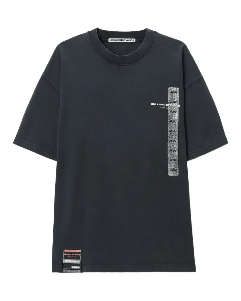 Alexander Wang T-Shirt mit Flasher-Grafik - Schwarz Schwarz