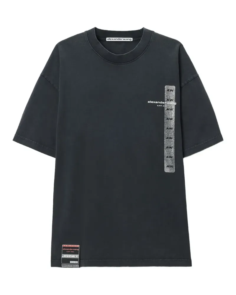 Alexander Wang T-Shirt mit Flasher-Grafik - Schwarz Schwarz