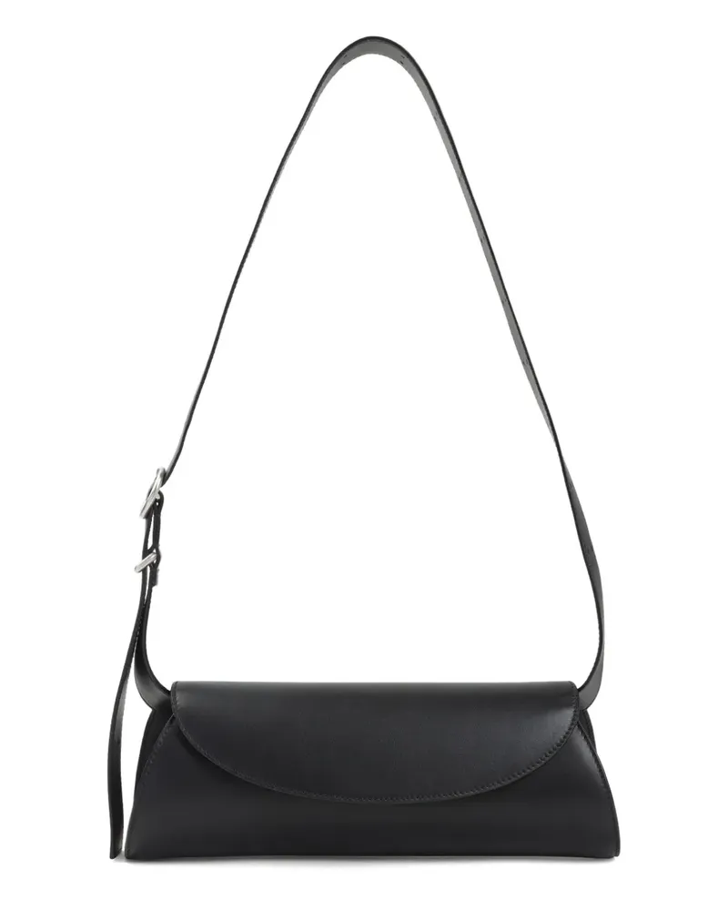 Jil Sander Kleine Cannolo Schultertasche - Schwarz Schwarz