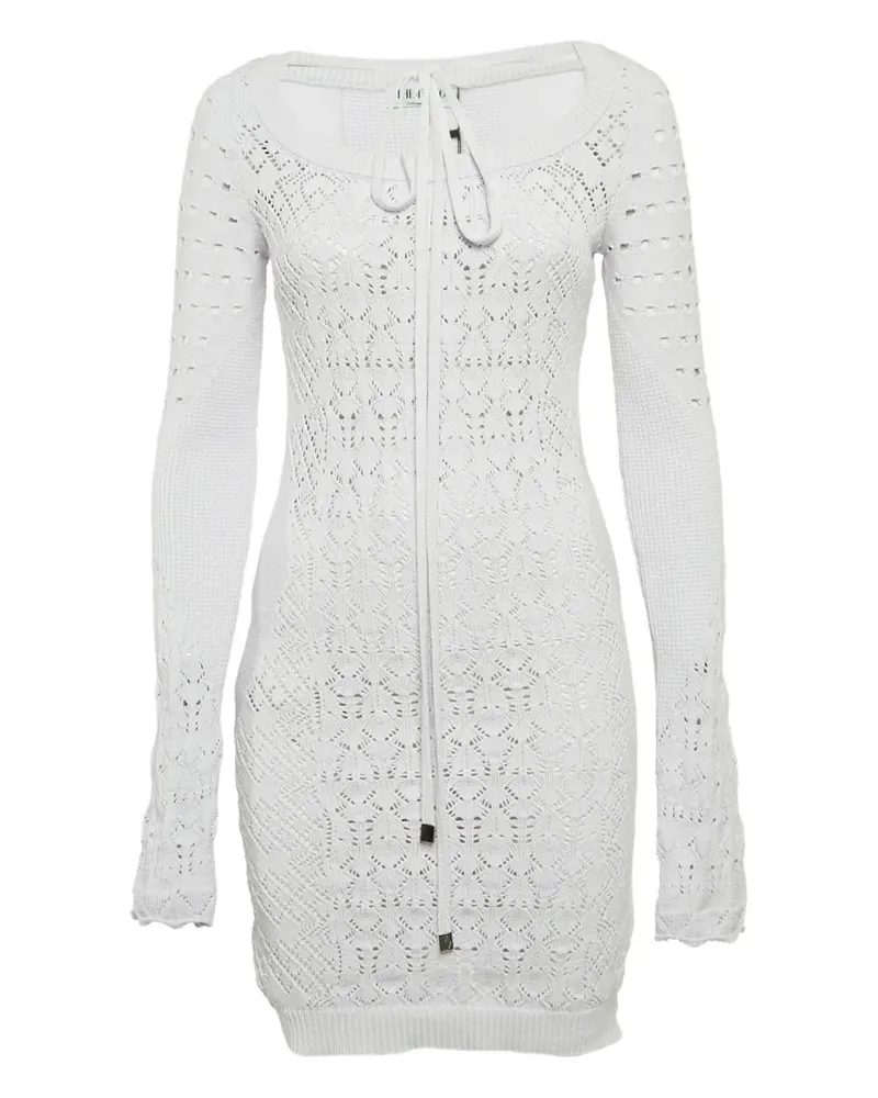ATTICO Gehäkeltes Kleid - Weiß Weiß