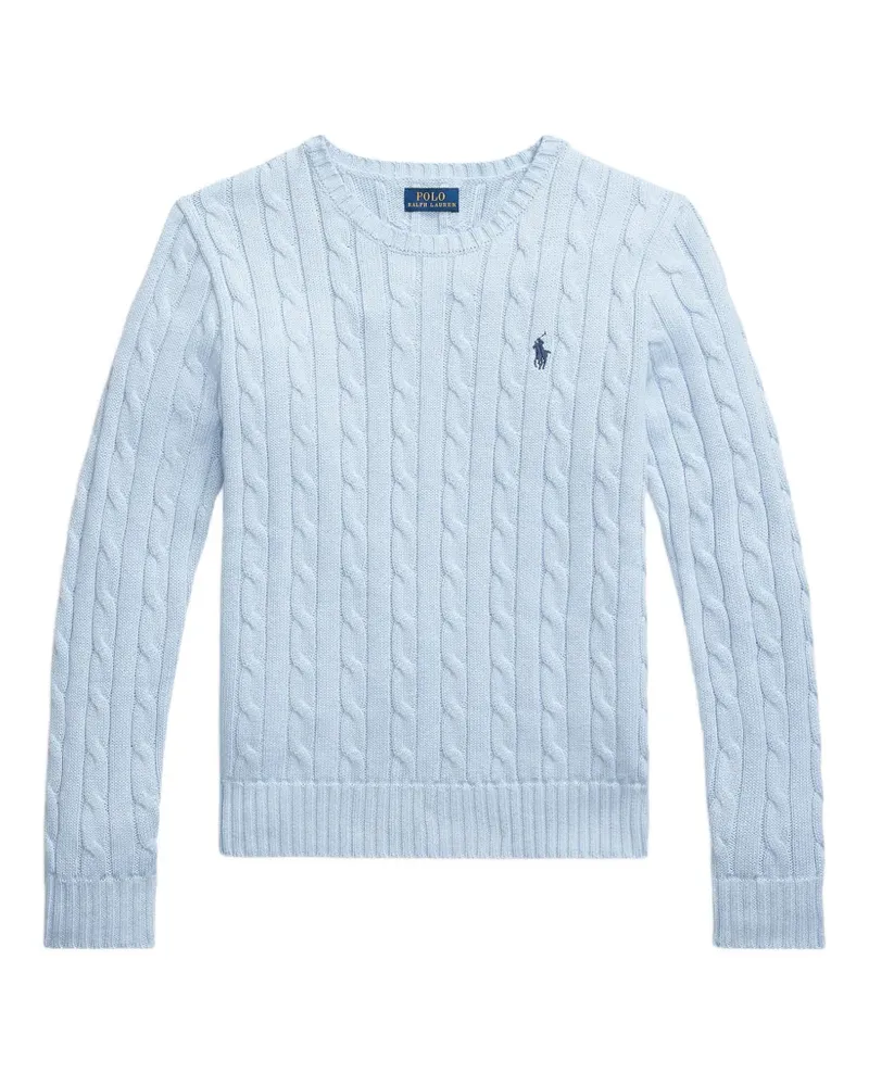 Ralph Lauren Pullover mit Zopfmuster - Blau Blau