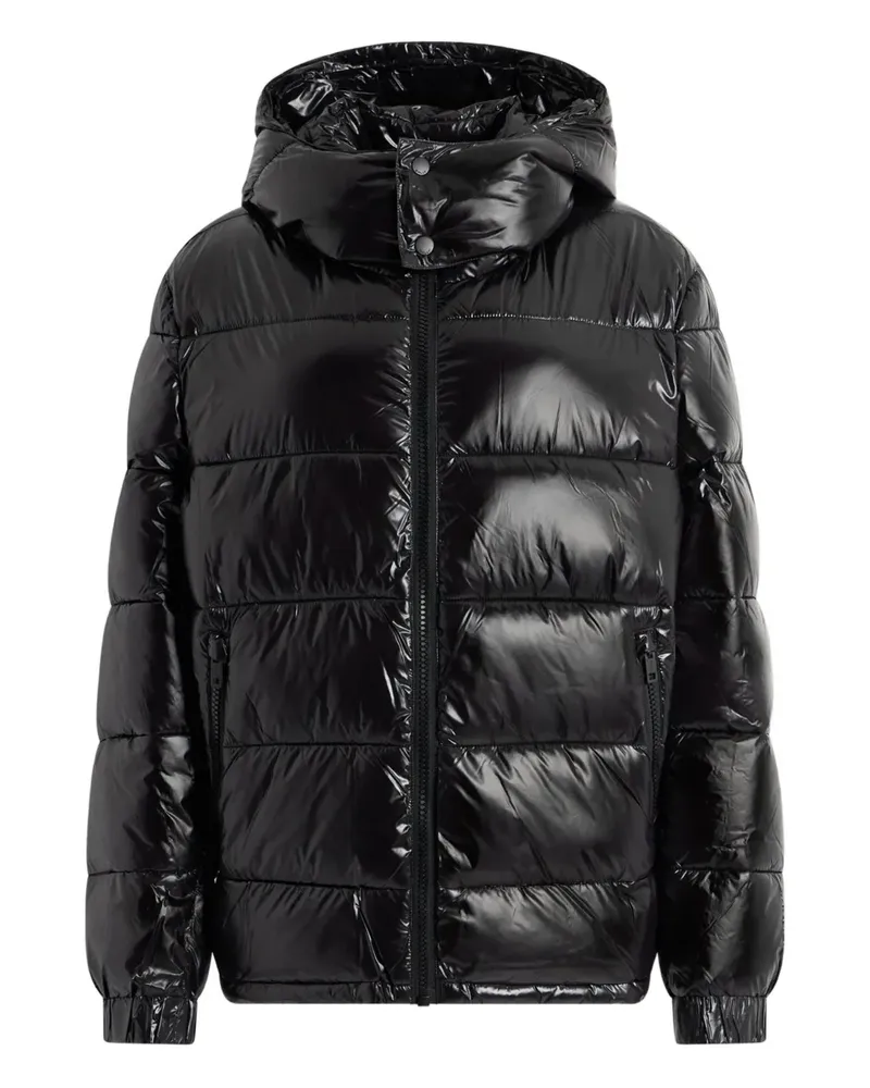 Bally Gesteppte Kapuzenjacke - Schwarz Schwarz