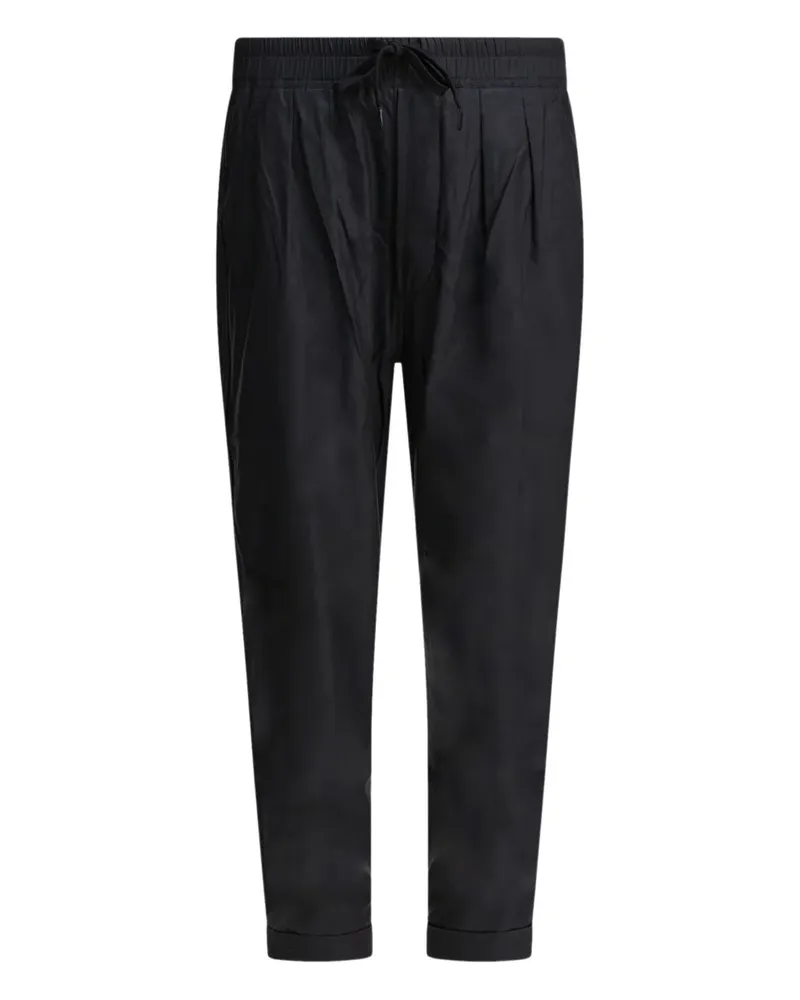 Tom Ford Bundfaltenhose mit Kordelzug - Schwarz Schwarz