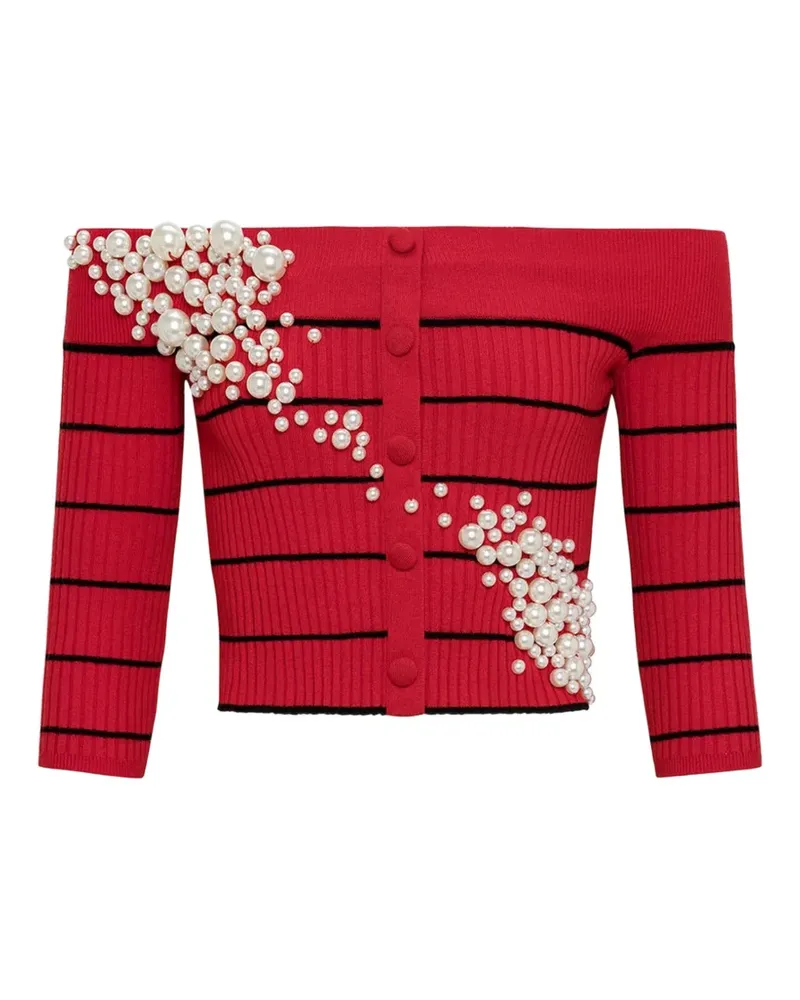 Hellessy Rami pearl striped sweater - Rot Rot