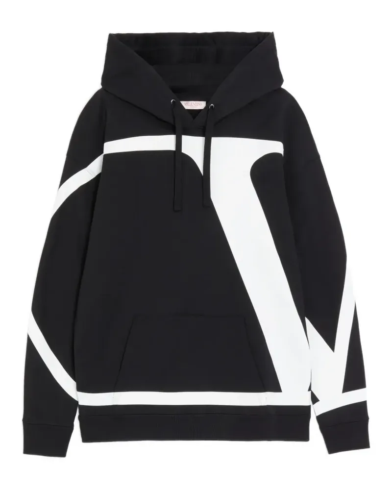 Valentino Garavani Sweatshirt mit VLogo Signature-Print - Schwarz Schwarz