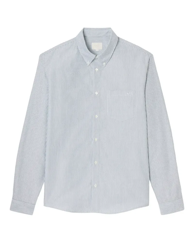 A.P.C. Gestreiftes Hemd - Blau Blau