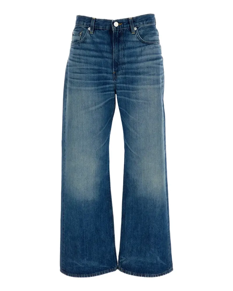 Haikure faded wide-leg jeans - Blau Blau