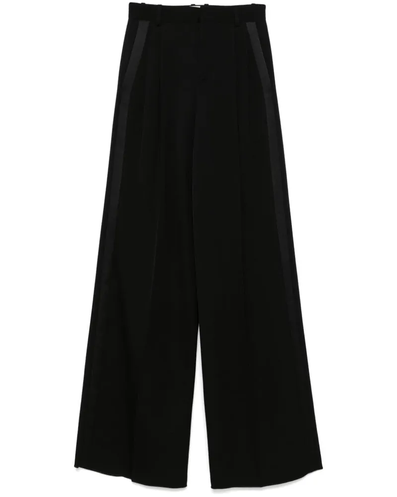 Saint Laurent Hose aus Wolle - Schwarz Schwarz