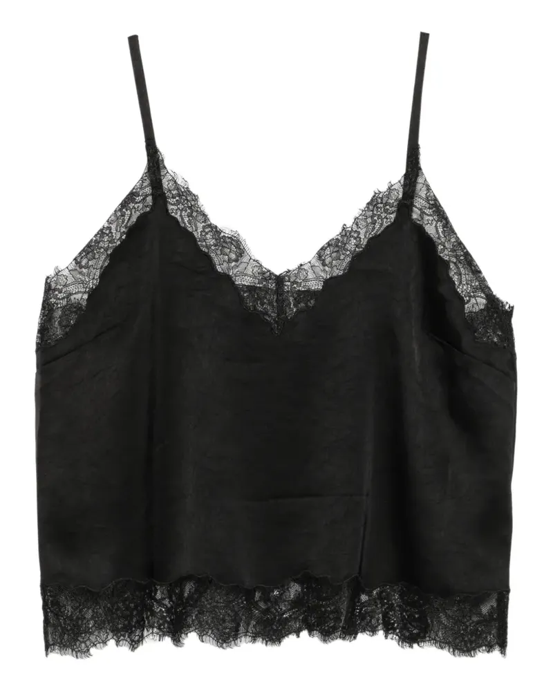 Citizens of humanity Camisole-Top mit Spitzenbesatz - Schwarz Schwarz