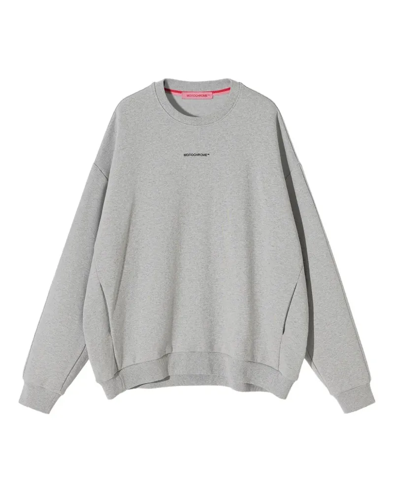 MONOCHROME Sweatshirt mit Logo - Grau Grau