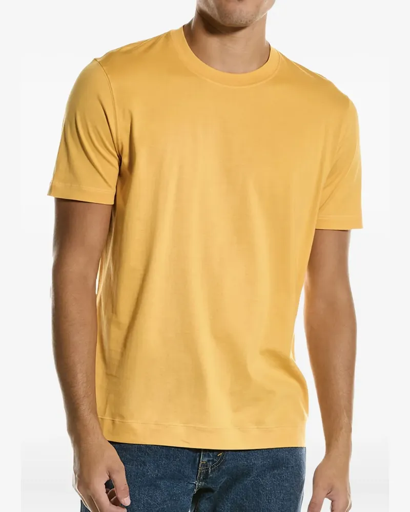 Brunello Cucinelli T-Shirt mit Rundhalsausschnitt - Orange Orange