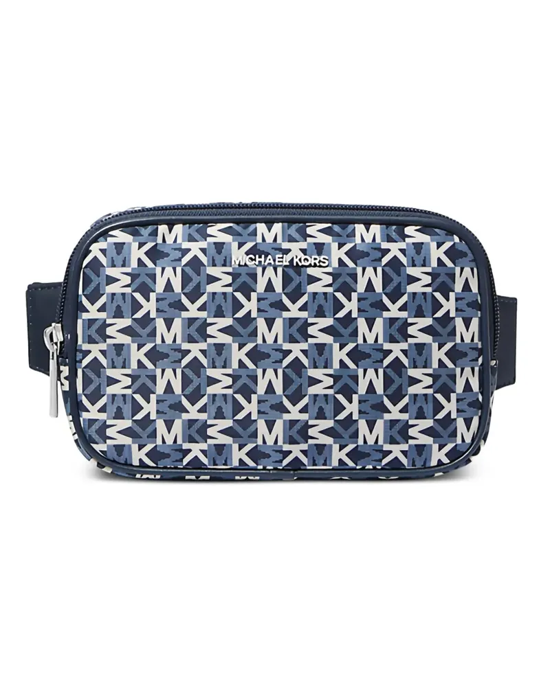 Michael Kors small Khai monogram belt bag - Blau Blau