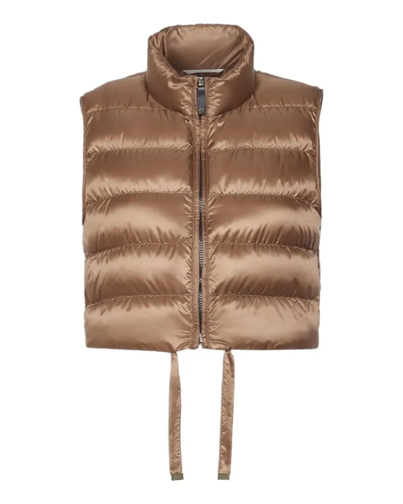 Max Mara quilted cropped gilet - Braun Braun