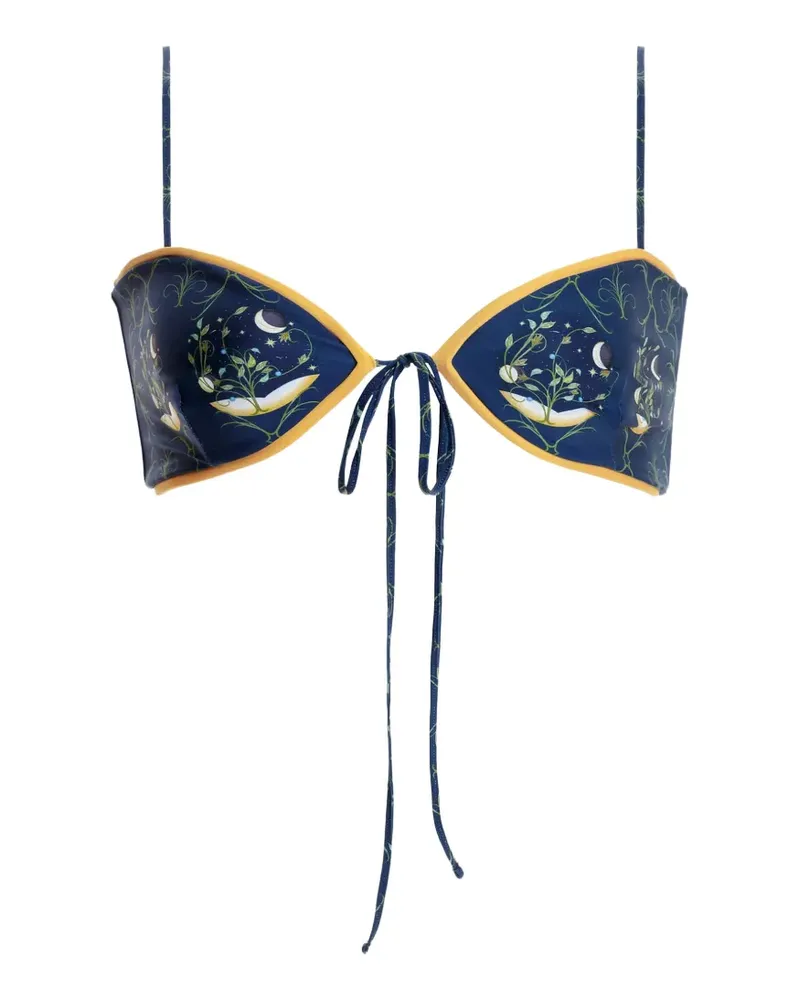 AGUA BENDITA Margaret Estelar Bikinioberteil - Blau Blau