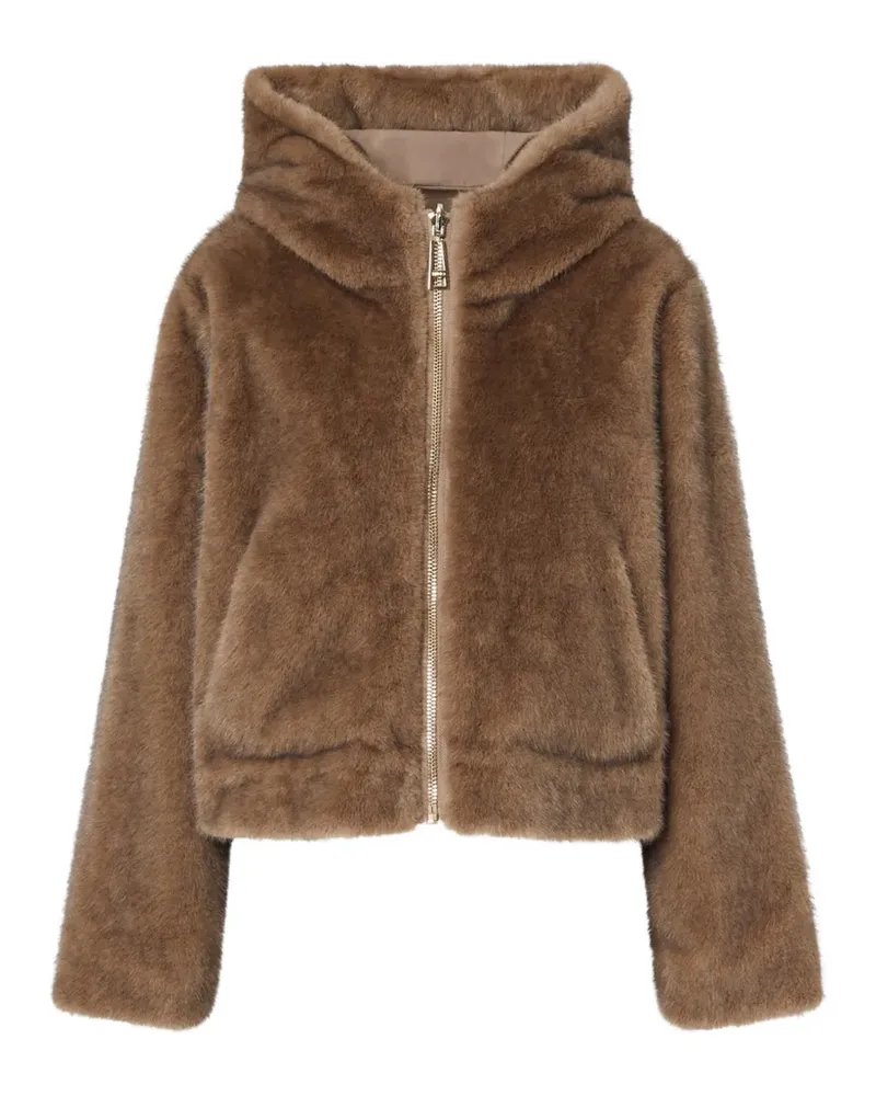 Liu Jo Wendbare Jacke mit Teddy - Braun Braun