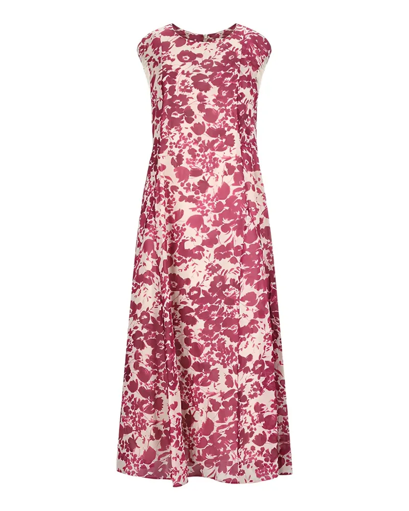 Max Mara A-line floral-print dress - Nude Nude