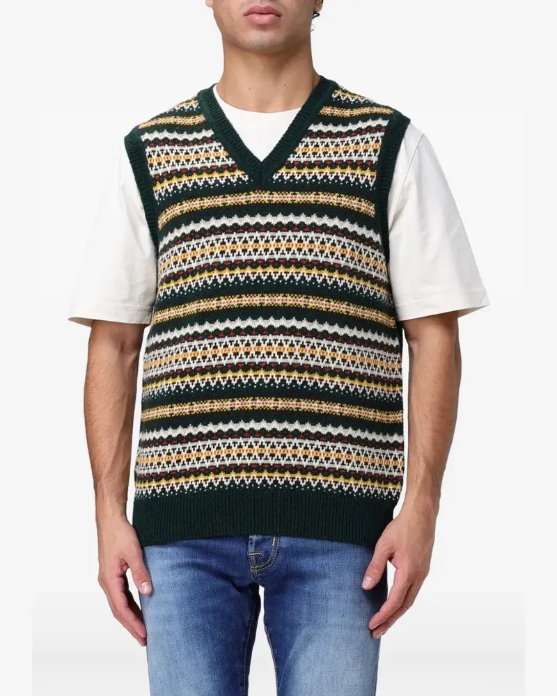 Sebago V-neck sweater vest - Grün Grün