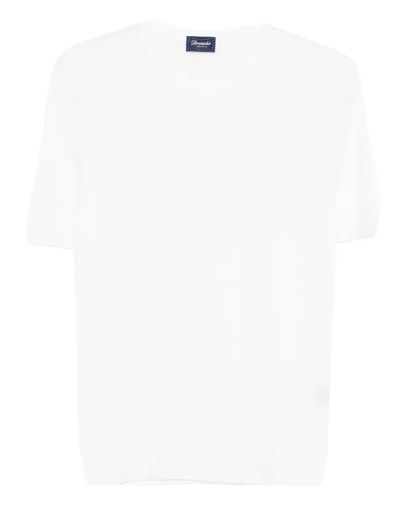 Drumohr  T-Shirt mit rundem Ausschnitt - Nude Nude