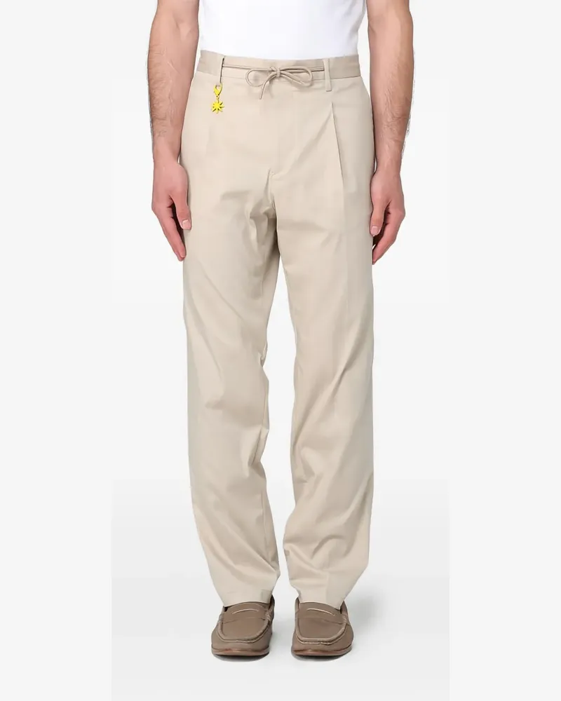 Manuel Ritz Bundfaltenhose mit Kordelzug - Nude Nude