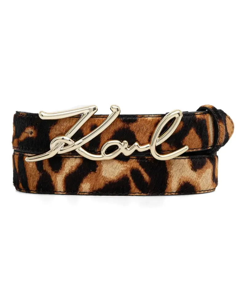 Karl Lagerfeld K/Signature Gürtel - Braun Braun