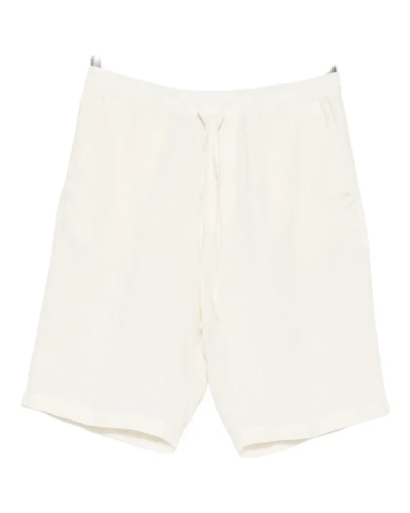 120% Lino drawstring-waist shorts - Nude Nude