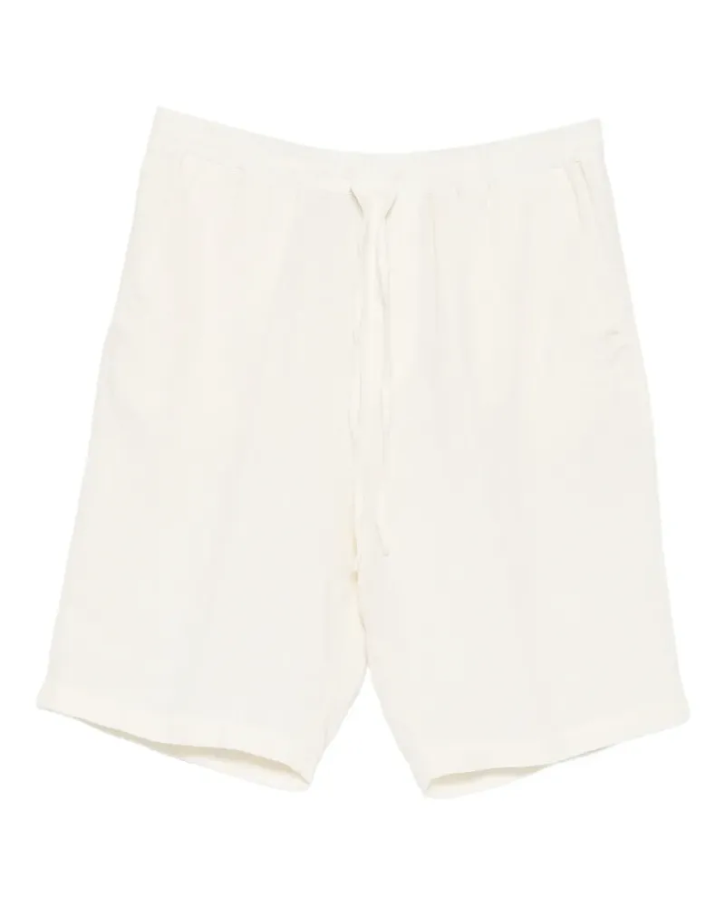 120% Lino drawstring-waist shorts - Nude Nude