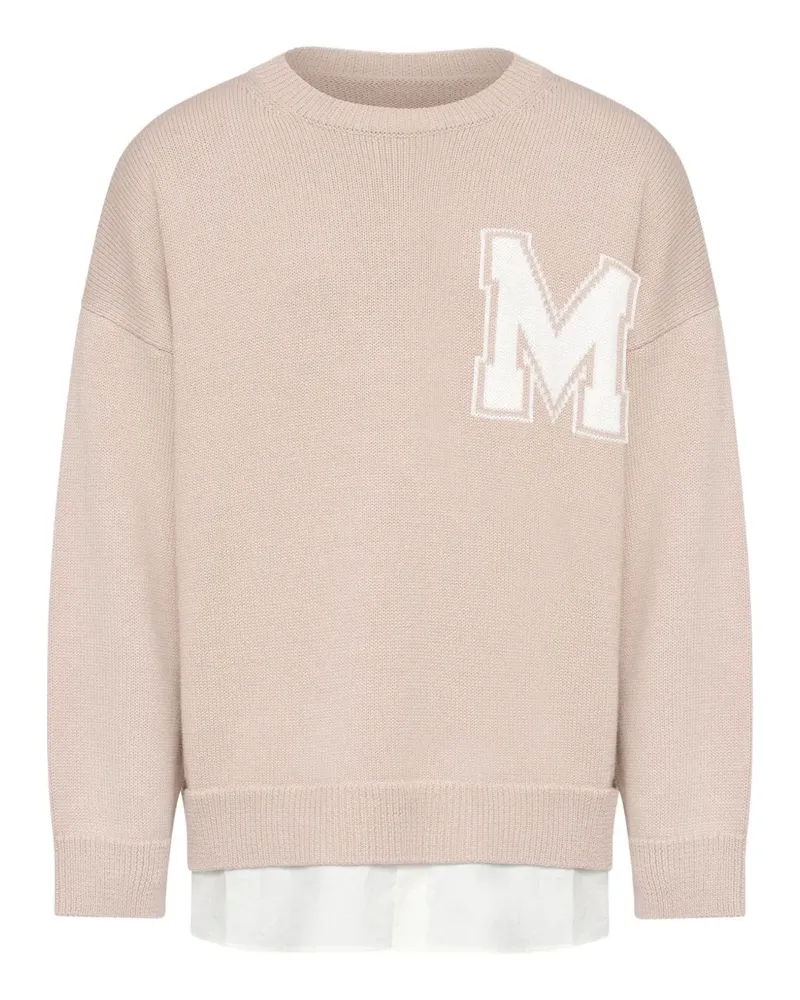 Maison Margiela Pullover mit Rundhalsausschnitt - Nude Nude