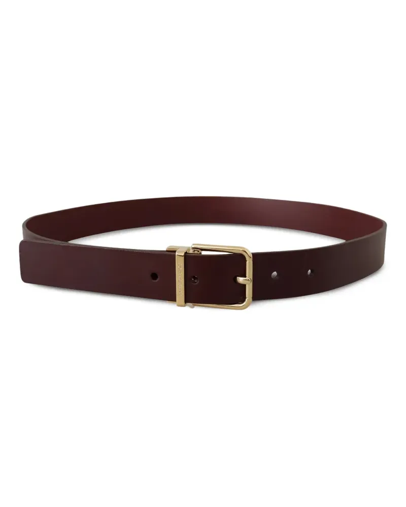 Dolce & Gabbana Schnallengürtel aus Leder - Braun Braun