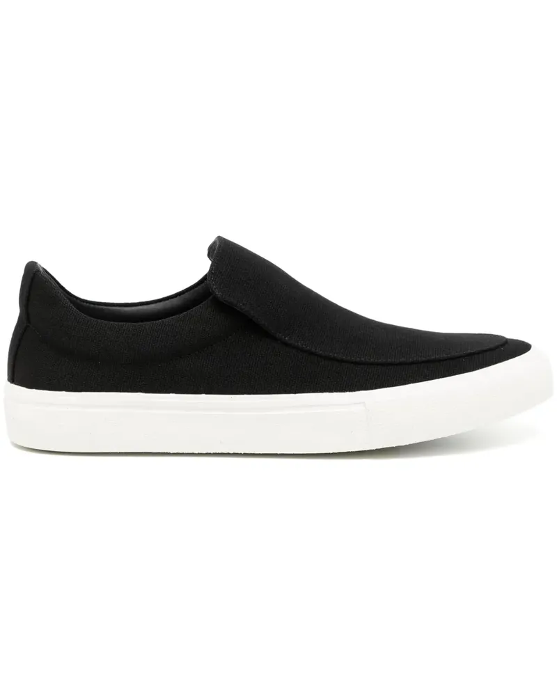 James Perse Slip-On-Sneakers aus Canvas - Schwarz Schwarz