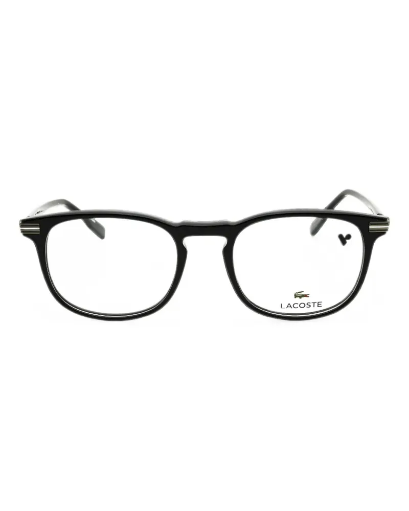 Lacoste Brille mit rundem Gestell - Schwarz Schwarz