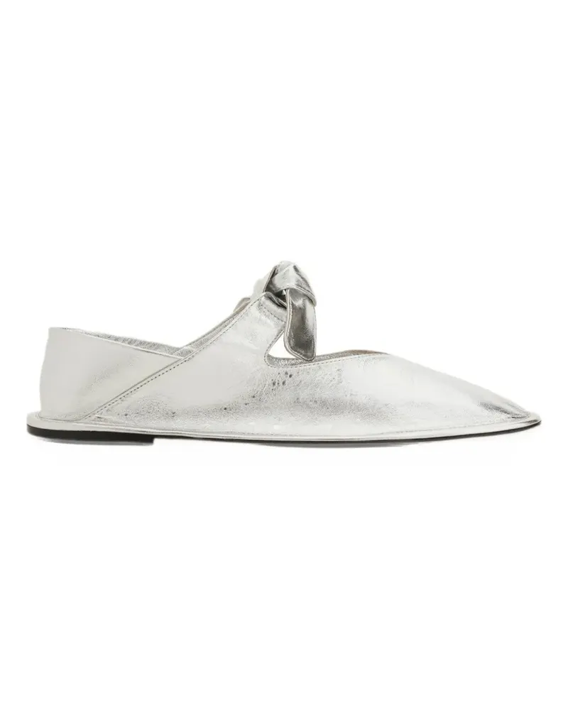 HEREU ballet flats - Silber Silber