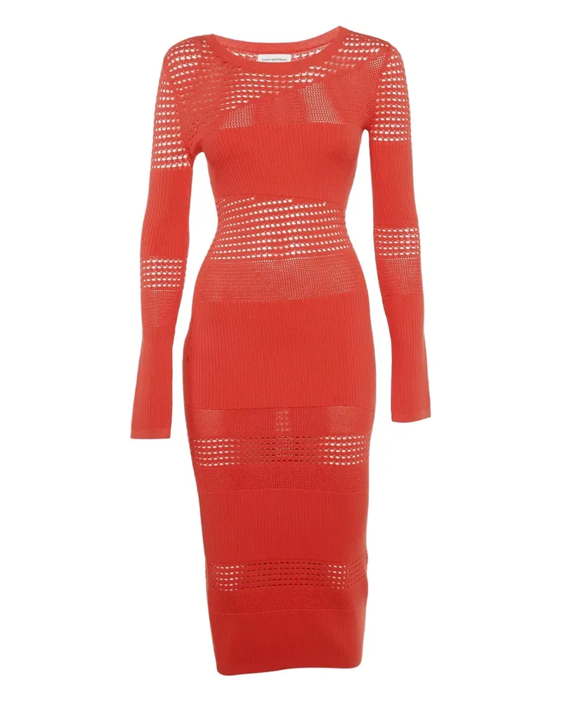 Lovers + Friends Tianna knit patterned maxi dress - Orange Orange