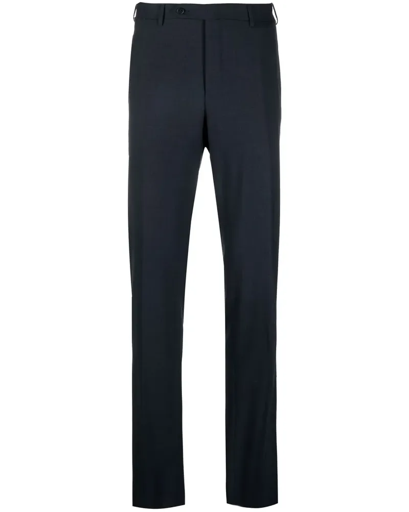 Canali Hose mit geradem Bein - Blau Blau