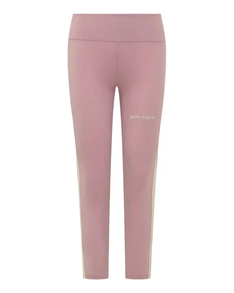 Palm Angels logo-print side-stripe leggings - Rosa Rosa