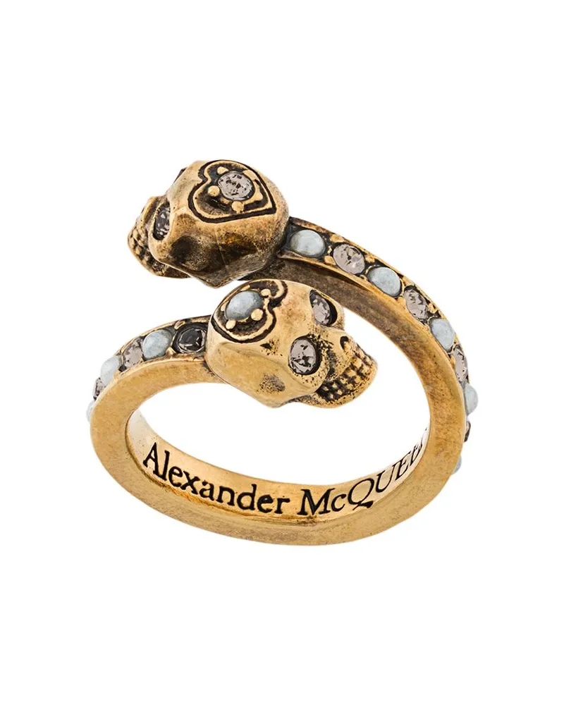 Alexander McQueen Klassischer Ring - Gold Gold