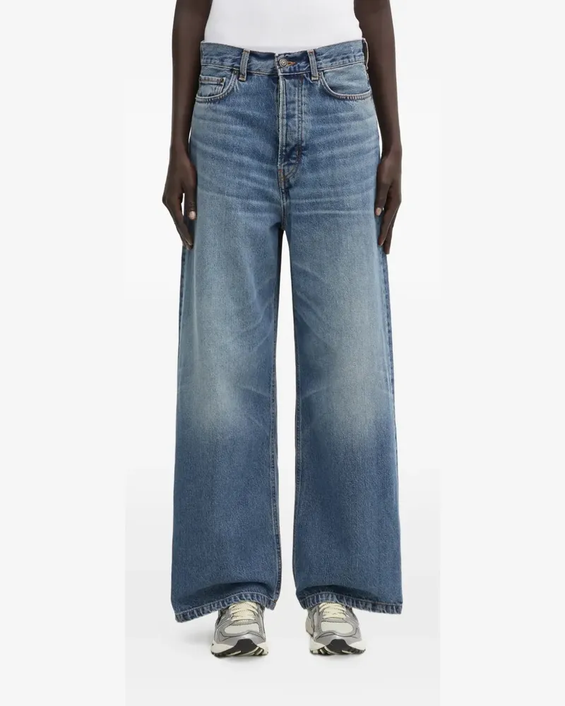 Fiorucci Jeans mit Made in Heaven-Print - Blau Blau