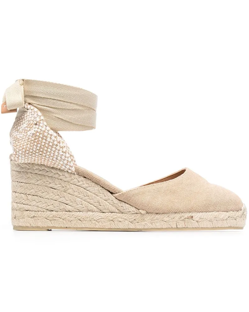 Castañer Carina Wedge-Espadrilles - Nude Nude