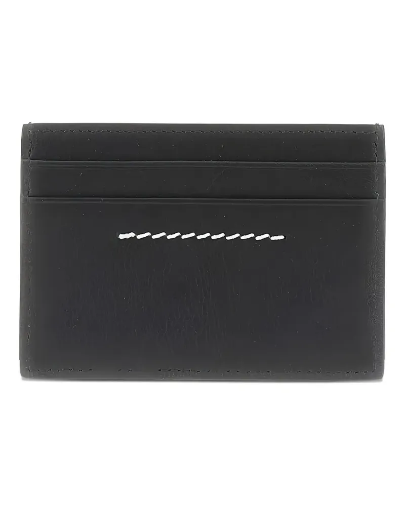 Maison Margiela Kartenetui mit Logo-Schild - Schwarz Schwarz