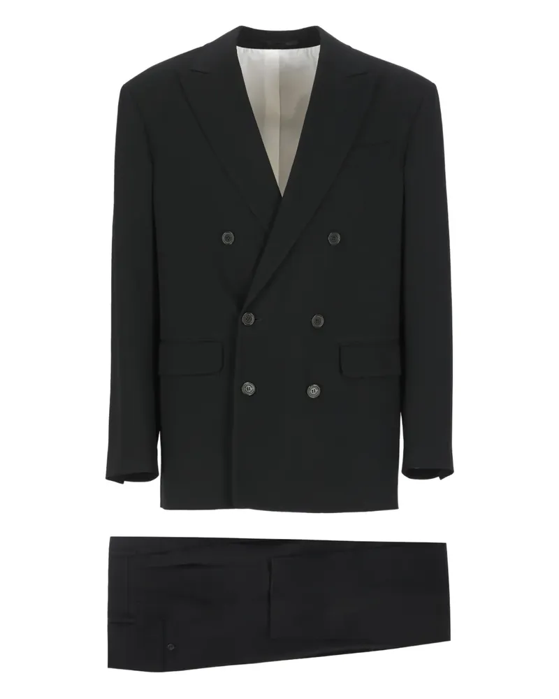 Dsquared2 Doppelreihiger Anzug - Schwarz Schwarz