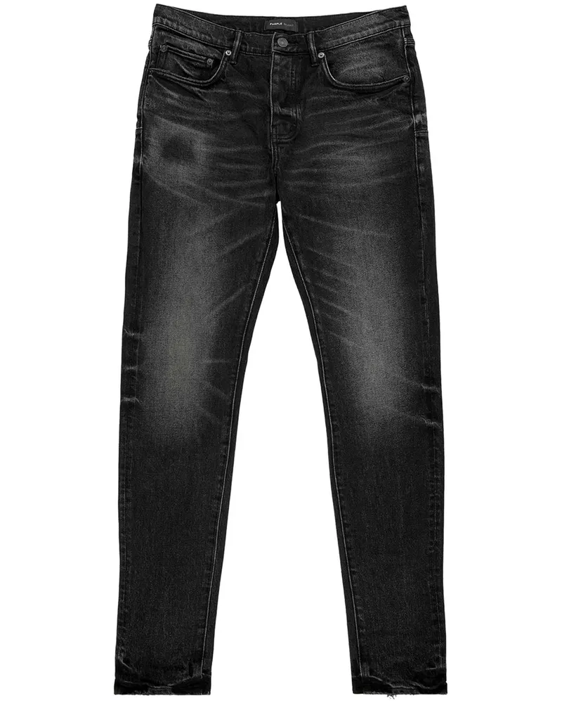 PURPLE BRAND P001 Skinny-Jeans - Schwarz Schwarz