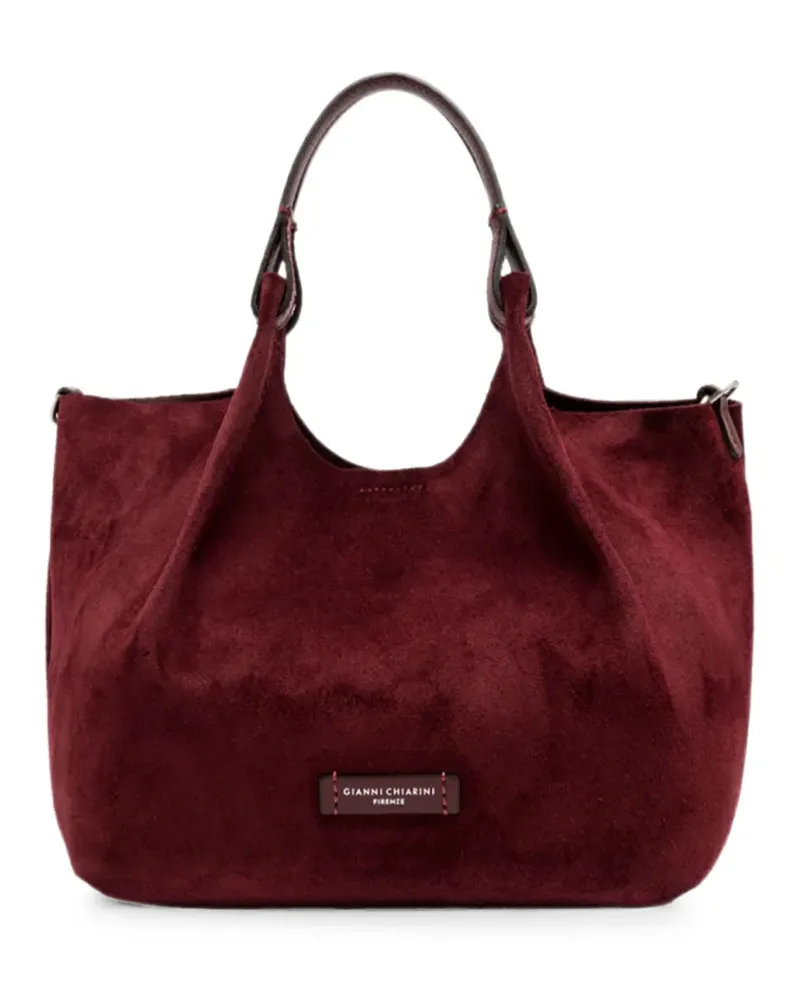 Gianni Chiarini medium Dua suede tote bag - Rot Rot