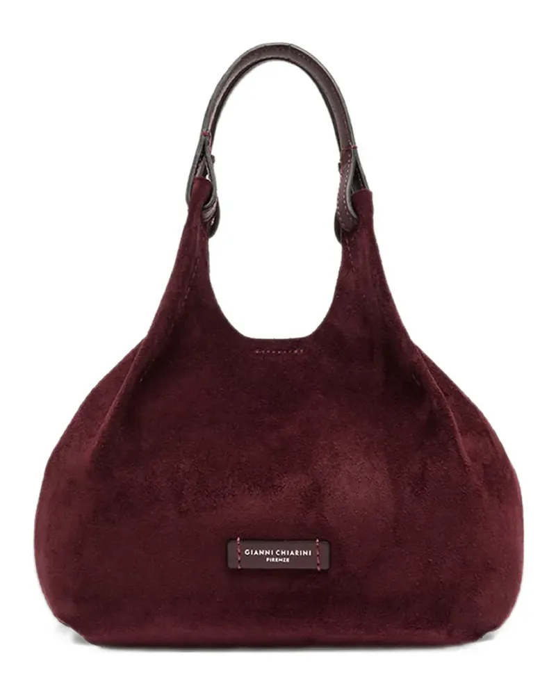 Gianni Chiarini Mittelgroße Tote Bag aus Wildleder - Rot Rot