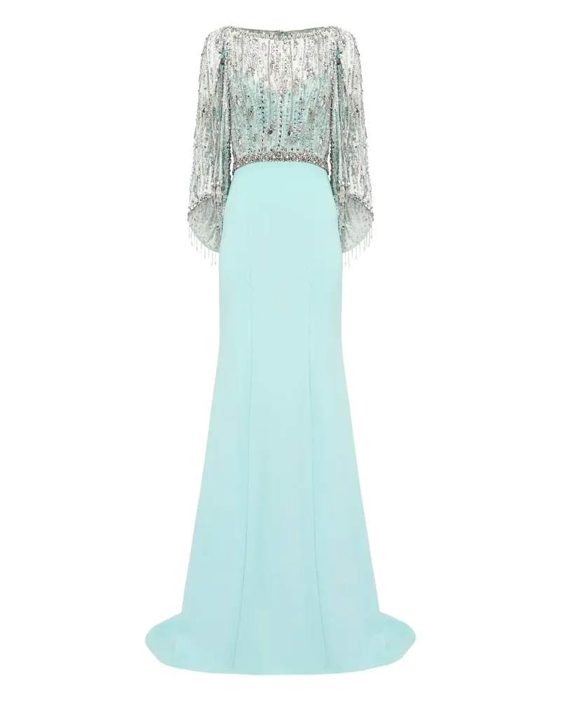 Jenny Packham Wanderlust Maxikleid mit verzierten Details - Blau Blau