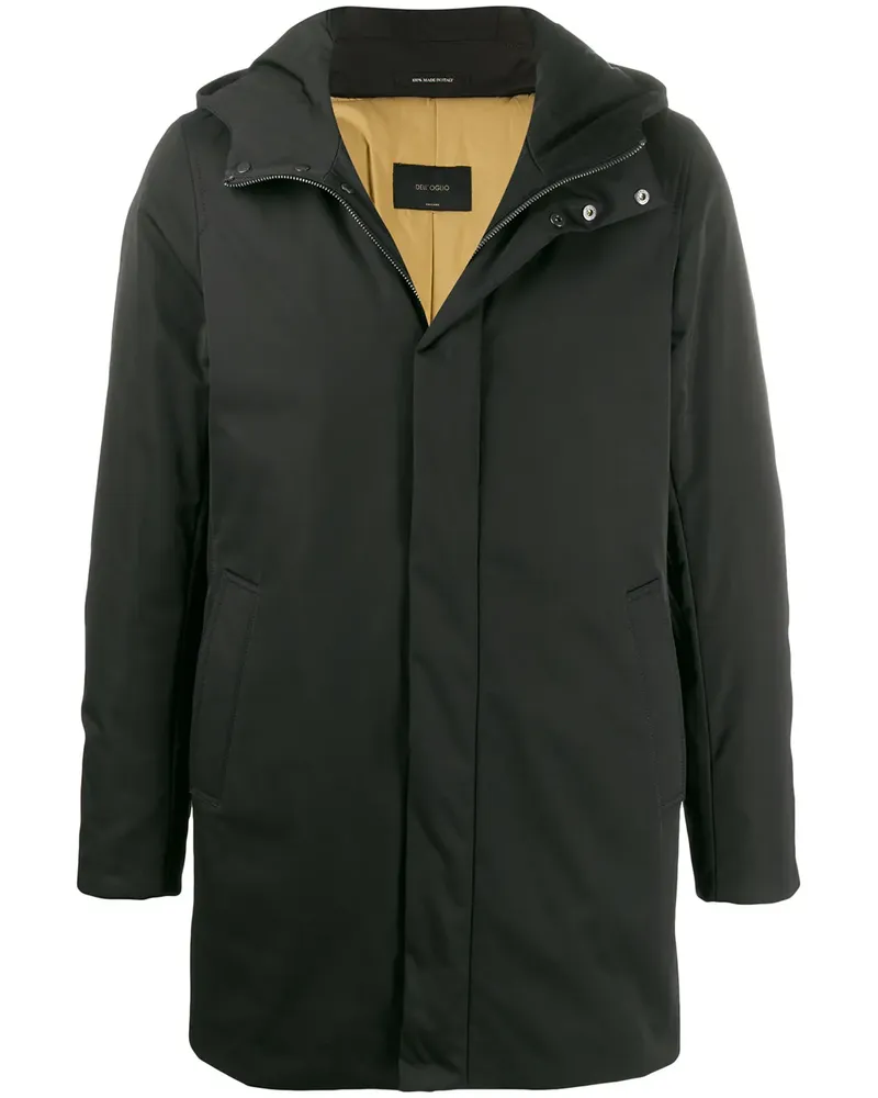 Dell'oglio Gefütterte 'Cooper' Kapuzenjacke - Schwarz Schwarz